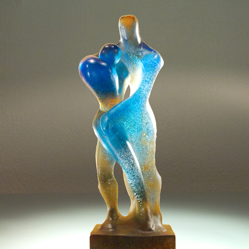 Daum - Etreinte, d’Eric PIERRE - Pâte de verre