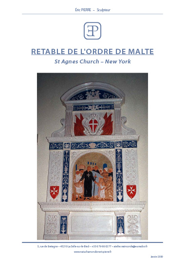 St Agnes Church – Retable en céramique