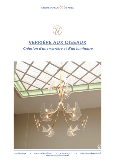 Verrière aux oiseaux – Lustre et verrière